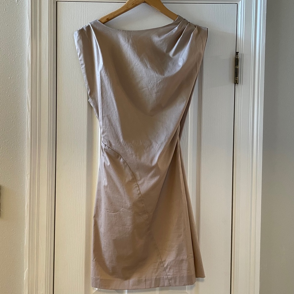 Rogan NYC Cocktail Dress SS2011 EUC Champagne-Pink-Beige Color